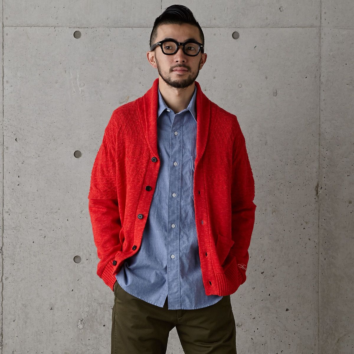 新品F.A.T. バンダナ柄 カーディガン JUMBO サイズ レッド VENTURA｜FAT ONLINE SHOP | FATYO.COM