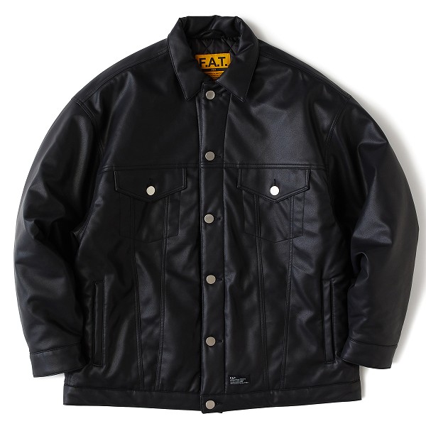 FAT ナイロンジャケット ブラック MACKGRAIN｜FAT ONLINE SHOP | FATYO.COM