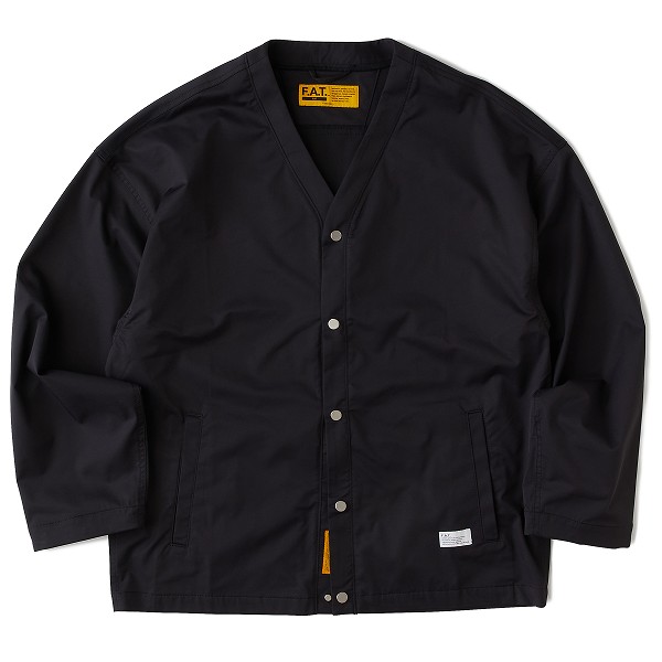 極美品FATカーディガン CHINOGAN サイズFAT(XL) メタルスナップ F.A.T. / WOOLIGAN ( BLACK ) | Grand Central Onl