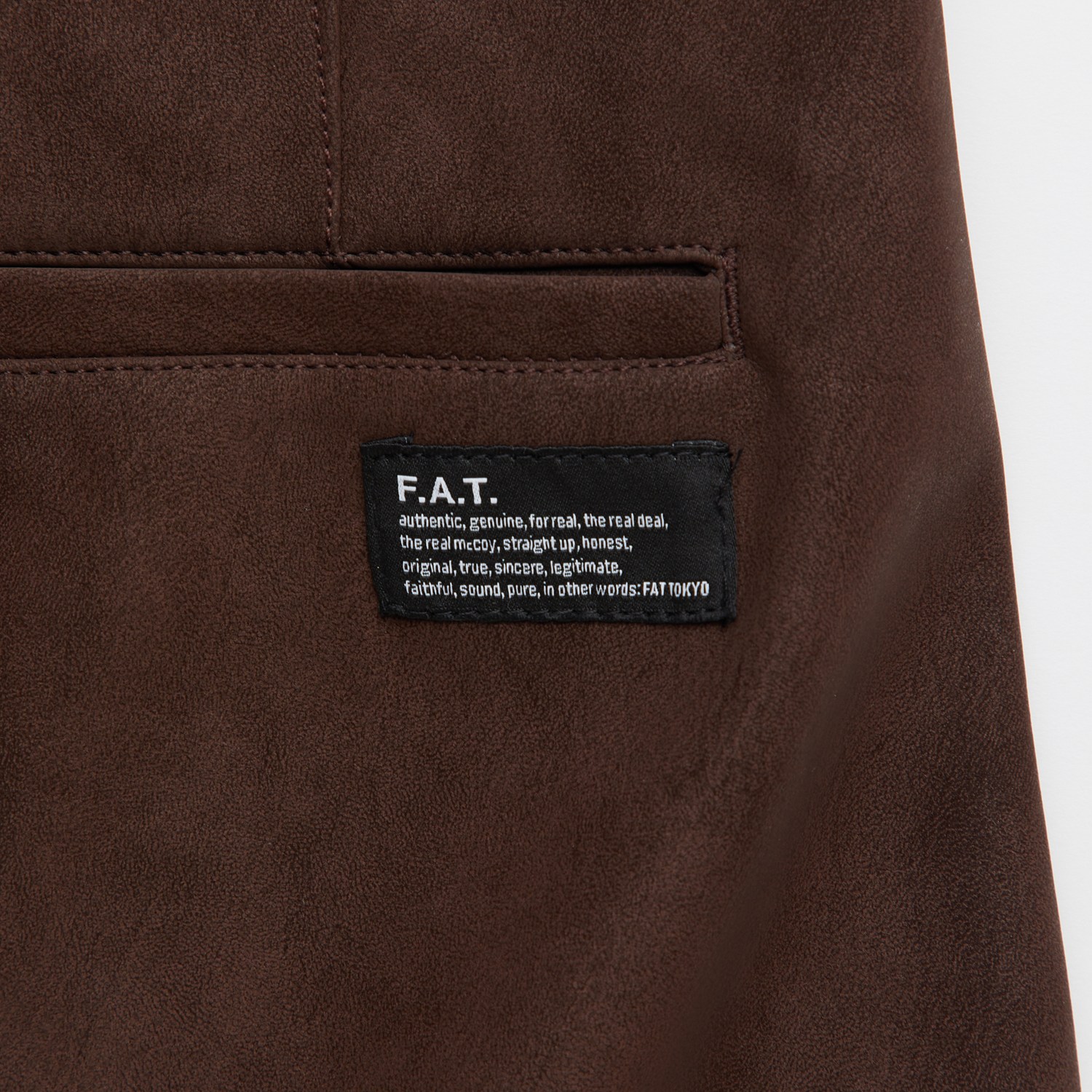 FAUXUEDE 詳細画像 BROWN 5