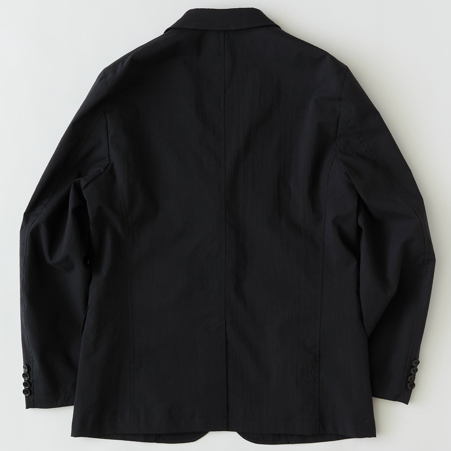 Seersucker Tailored Jacket 詳細画像 Black 2