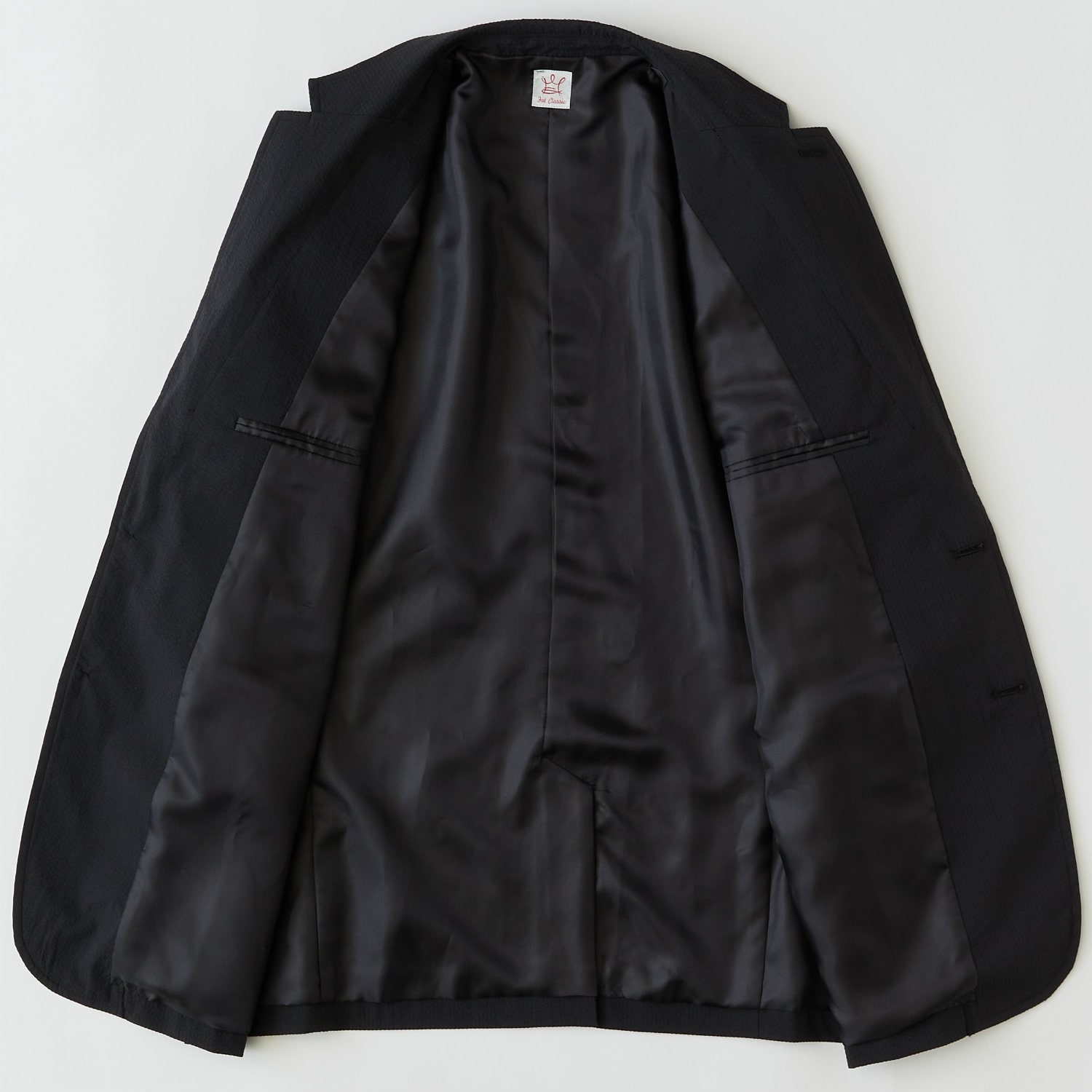 Seersucker Tailored Jacket 詳細画像 Black 4