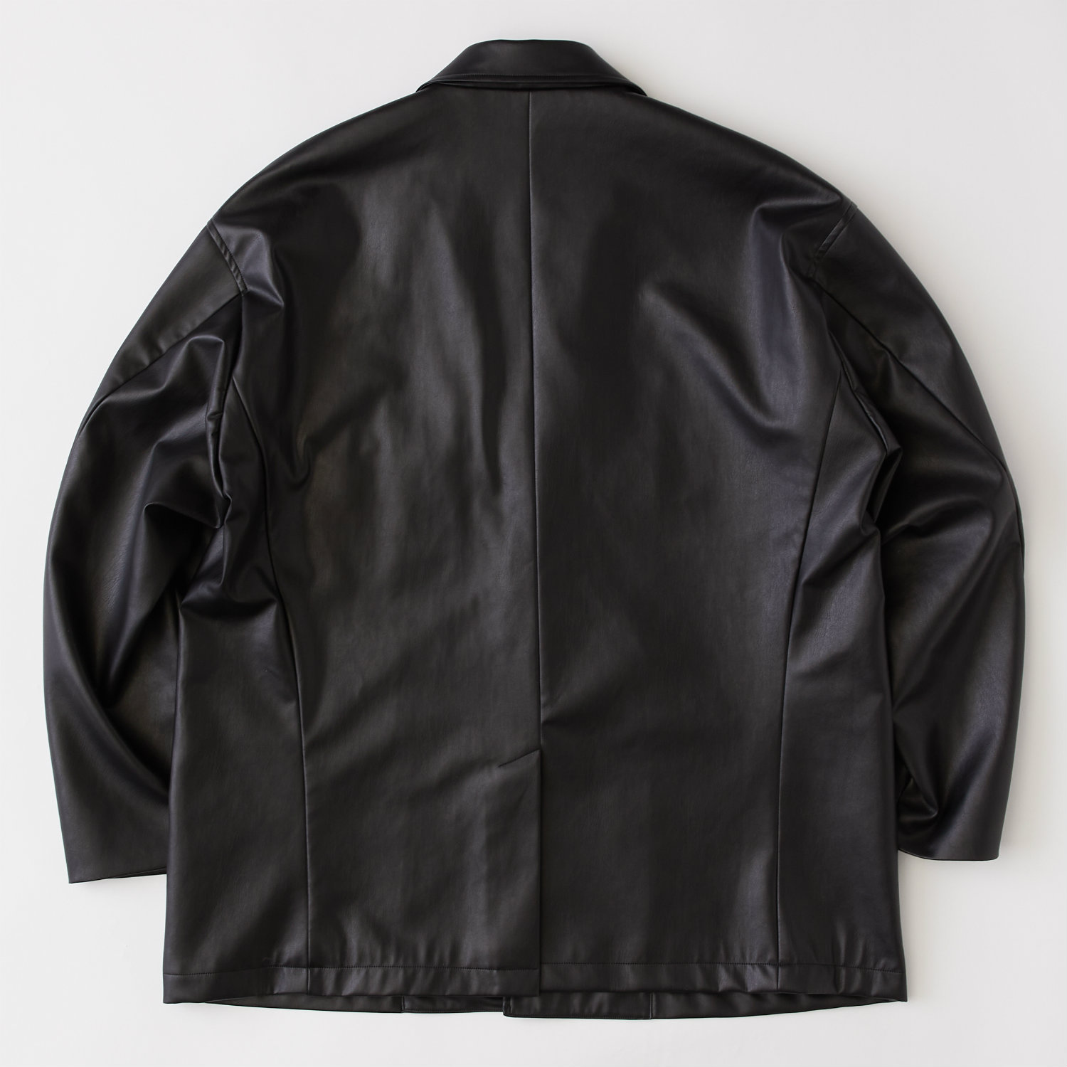 Faux Leather Relax Jacket 詳細画像 Black 2